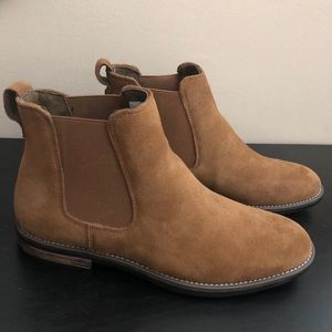 Men’s Tan Suede Chelsea Boots
